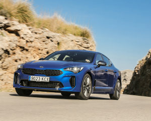 Kia Stinger blue dynamic  (2)